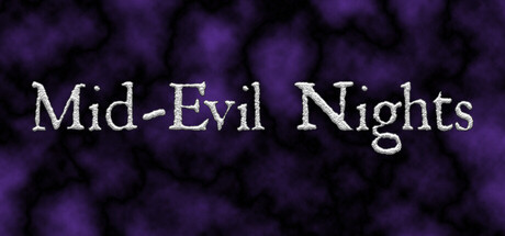 Mid Evil Nights Steam header art